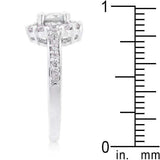 Bella Birthstone Engagement Ring in Clear - JGI - Flyclothing LLC