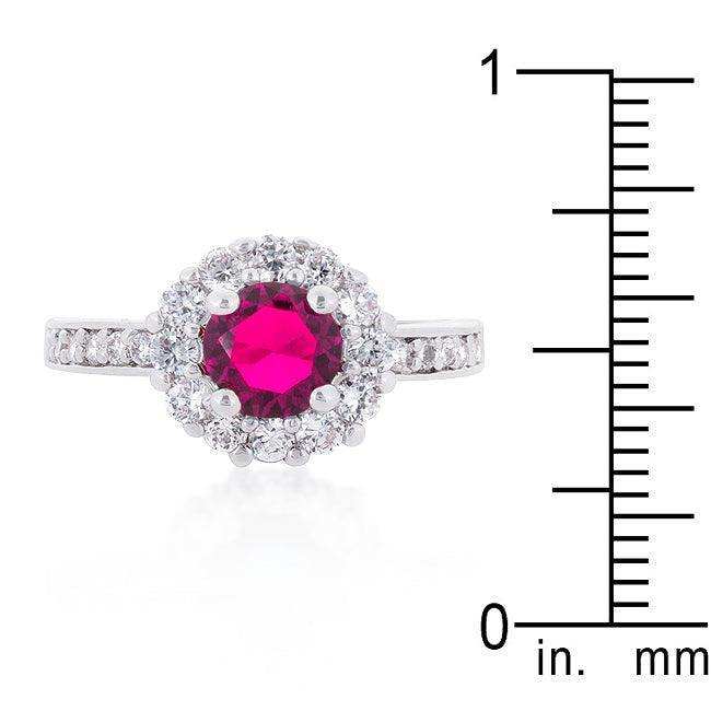 Bella Birthstone Engagement Ring in Pink - JGI - Flyclothing LLC