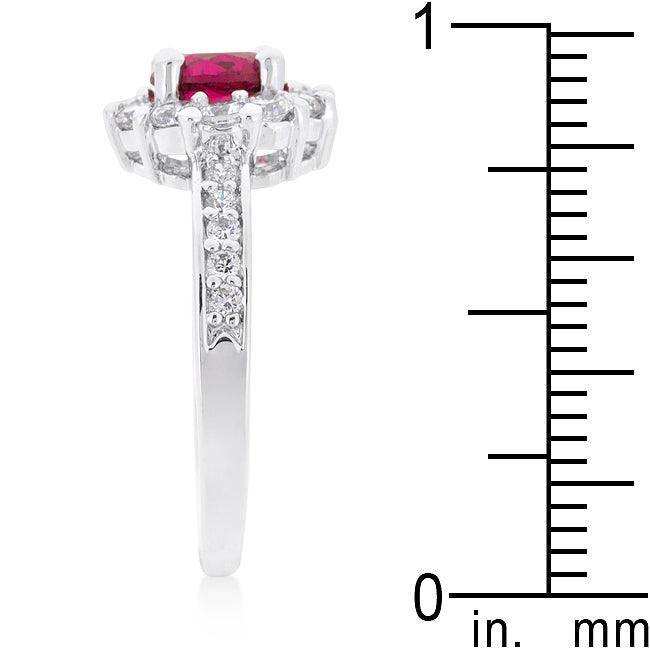 Bella Birthstone Engagement Ring in Pink - JGI - Flyclothing LLC