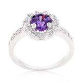 Purple Halo Engagement Ring - JGI - Flyclothing LLC