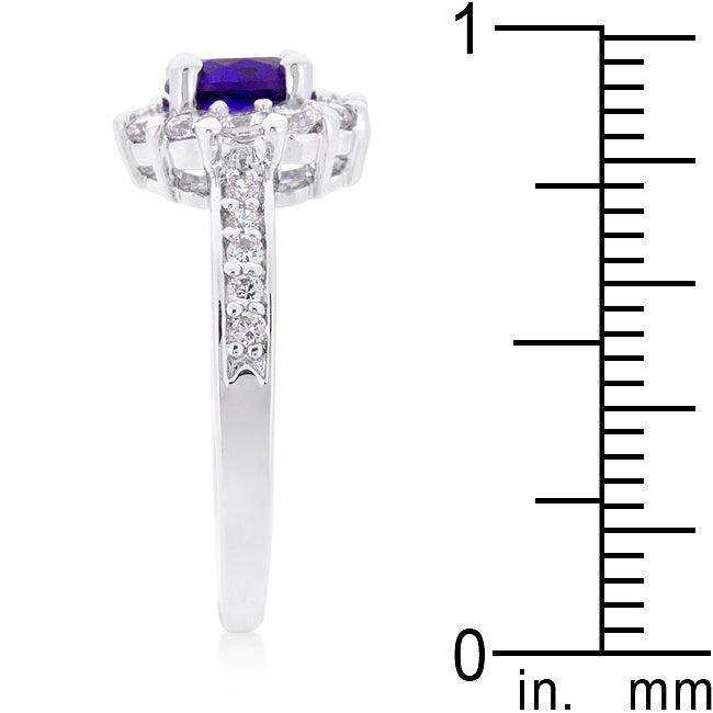 Purple Halo Engagement Ring - JGI - Flyclothing LLC