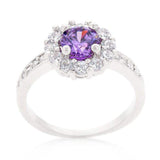 Lavender Halo Engagement Ring - JGI - Flyclothing LLC