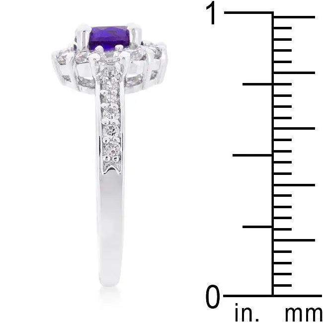 Lavender Halo Engagement Ring - JGI - Flyclothing LLC
