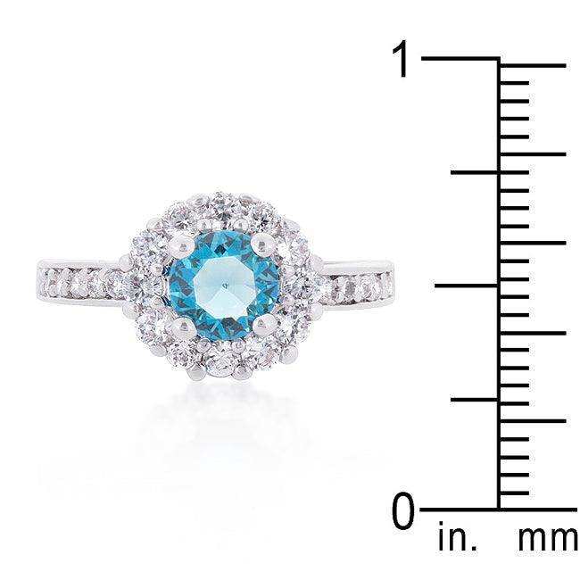 Bella Birthstone Engagement Ring in Blue - JGI - Flyclothing LLC
