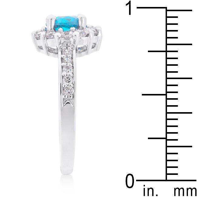Bella Birthstone Engagement Ring in Blue - JGI - Flyclothing LLC