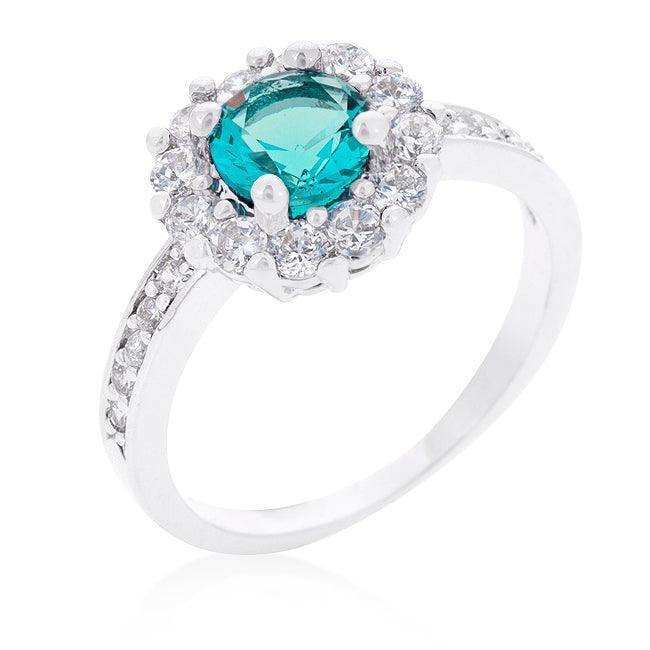Bella Birthstone Engagement Ring in Blue - JGI - Flyclothing LLC