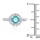 Bella Birthstone Engagement Ring in Blue - JGI - Flyclothing LLC