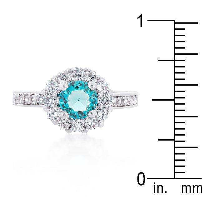 Bella Birthstone Engagement Ring in Blue - JGI - Flyclothing LLC
