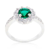 Bella Birthstone Engagement Ring in Green - JGI - Flyclothing LLC