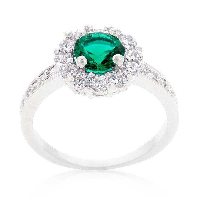 Bella Birthstone Engagement Ring in Green - JGI - Flyclothing LLC