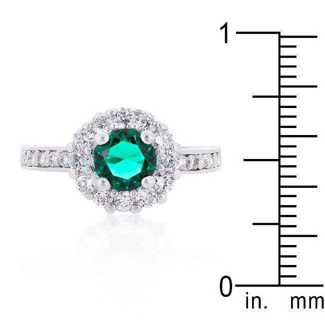 Bella Birthstone Engagement Ring in Green - JGI - Flyclothing LLC