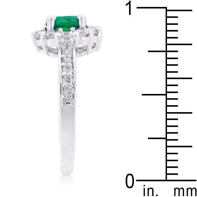 Bella Birthstone Engagement Ring in Green - JGI - Flyclothing LLC
