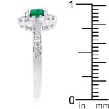 Bella Birthstone Engagement Ring in Green - JGI - Flyclothing LLC
