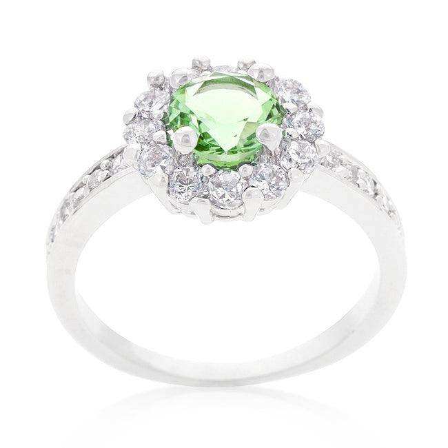 Bella Birthstone Engagement Ring in Green - JGI - Flyclothing LLC
