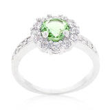 Bella Birthstone Engagement Ring in Green - JGI