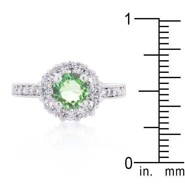 Bella Birthstone Engagement Ring in Green - JGI - Flyclothing LLC