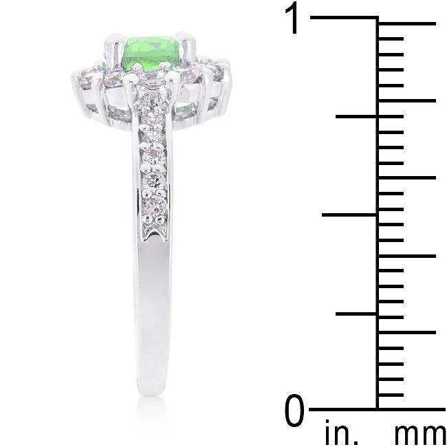 Bella Birthstone Engagement Ring in Green - JGI - Flyclothing LLC