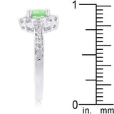 Bella Birthstone Engagement Ring in Green - JGI - Flyclothing LLC