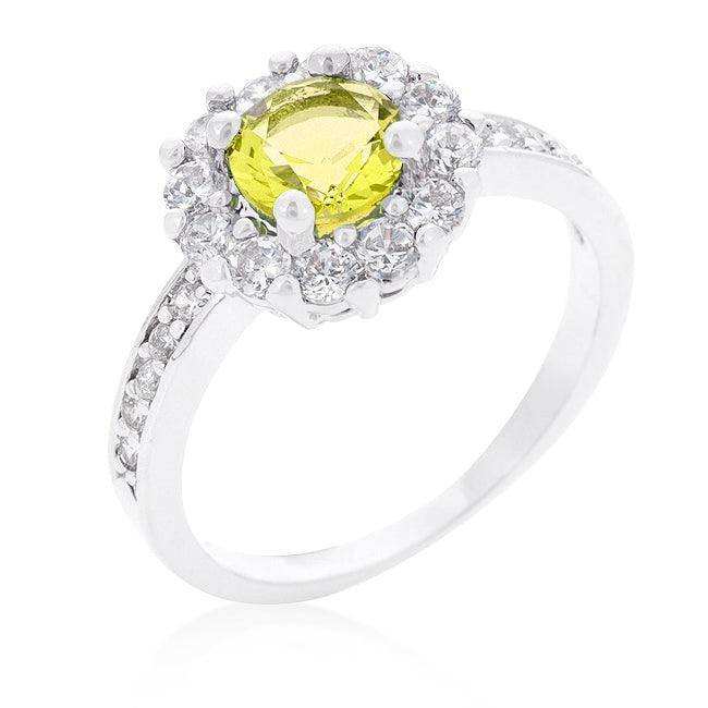 Bella Birthstone Engagement Ring in Yellow - JGI - Flyclothing LLC