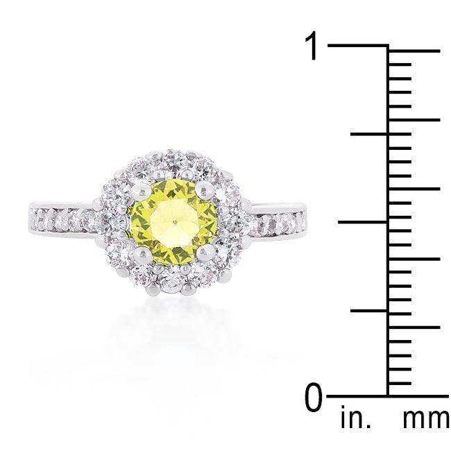 Bella Birthstone Engagement Ring in Yellow - JGI - Flyclothing LLC