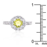 Bella Birthstone Engagement Ring in Yellow - JGI
