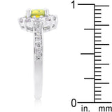 Bella Birthstone Engagement Ring in Yellow - JGI