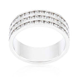 Triple Row Crystal Eternity Band - JGI - Flyclothing LLC