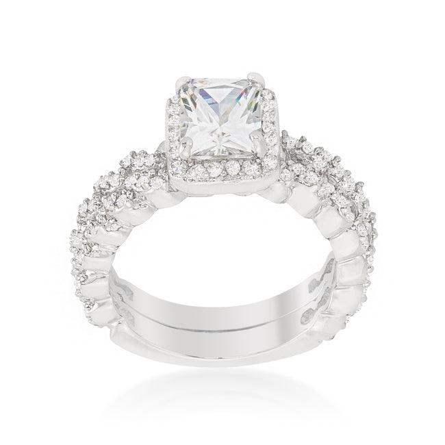 Halo Radiant Wedding Set - JGI - Flyclothing LLC