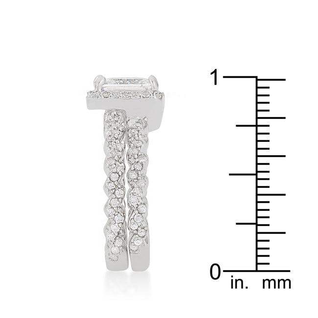 Halo Radiant Wedding Set - JGI - Flyclothing LLC