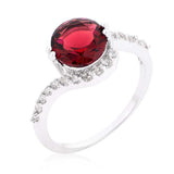 Red Swirling Engagement Ring - JGI - Flyclothing LLC