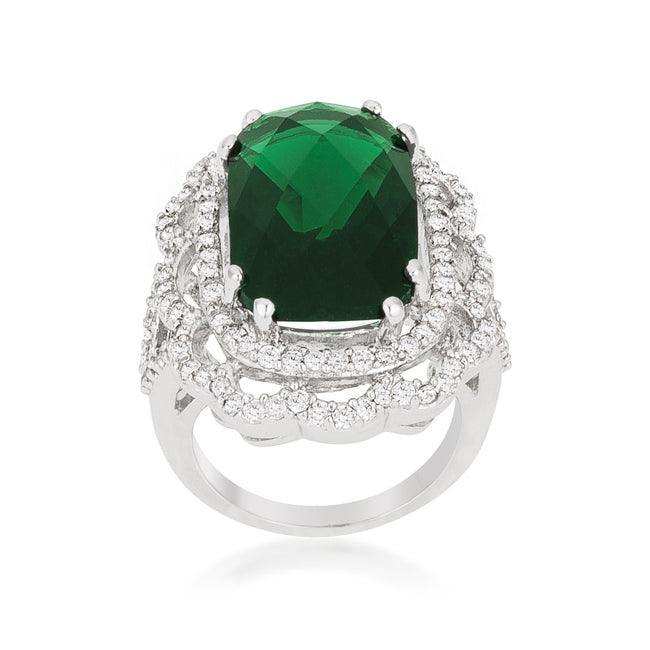 Green Cocktail Crest Ring - JGI - Flyclothing LLC