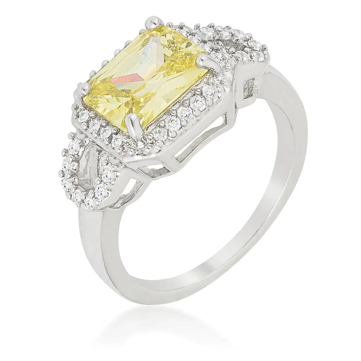 Radiant Cut Halo Ring - JGI - Flyclothing LLC