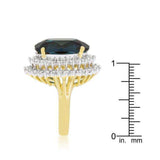 Two-tone Double Halo Cocktail Ring - JGI - Flyclothing LLC