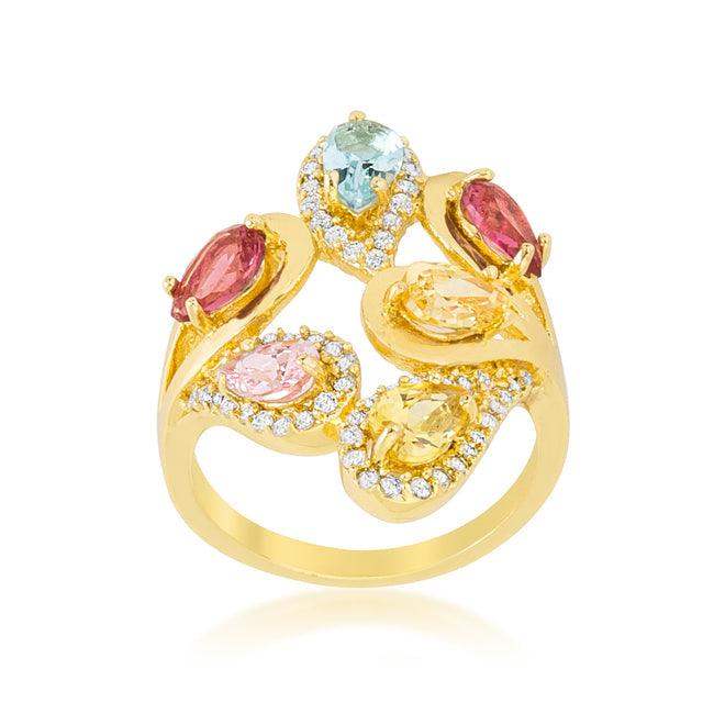 Multi-Color Cocktail Ring - JGI - Flyclothing LLC