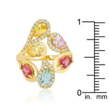 Multi-Color Cocktail Ring - JGI - Flyclothing LLC