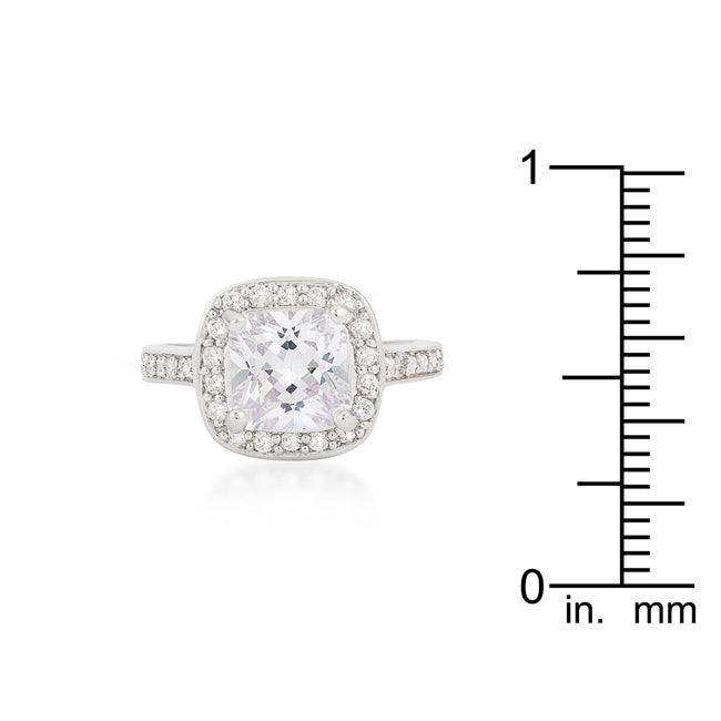 Halo Style Cushion Cut Engagement Ring - JGI - Flyclothing LLC