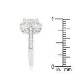 Halo Style Cushion Cut Engagement Ring - JGI - Flyclothing LLC