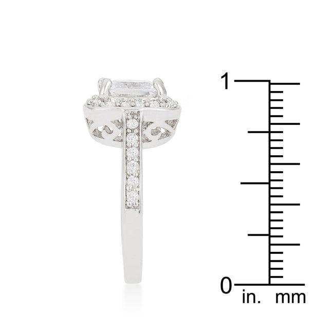 Halo Style Cushion Cut Engagement Ring - JGI - Flyclothing LLC