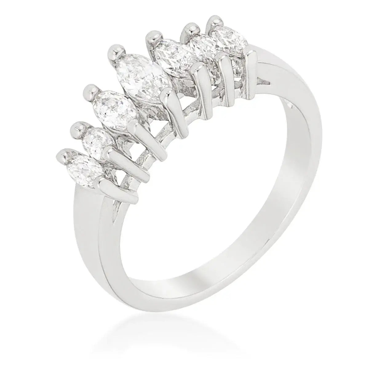 Graduated Marquise Anniversary Band - JGI - Flyclothing LLC