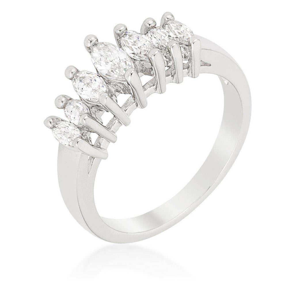 Graduated Marquise Anniversary Band - JGI - Flyclothing LLC