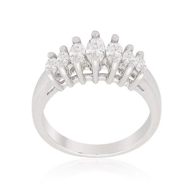 Graduated Marquise Anniversary Band - JGI - Flyclothing LLC