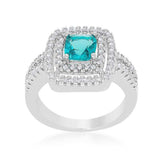 Micro-Pave Aqua Vintage Ring - JGI - Flyclothing LLC
