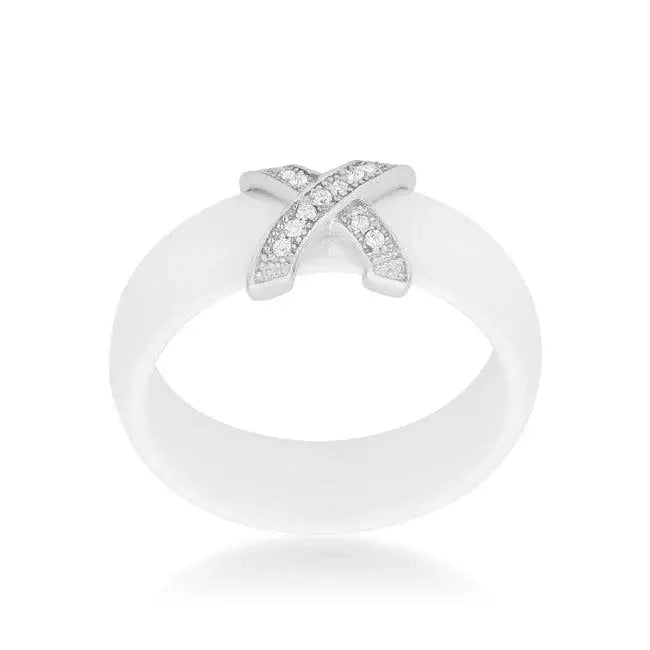 Modern Classic X Ring - White - JGI - Flyclothing LLC