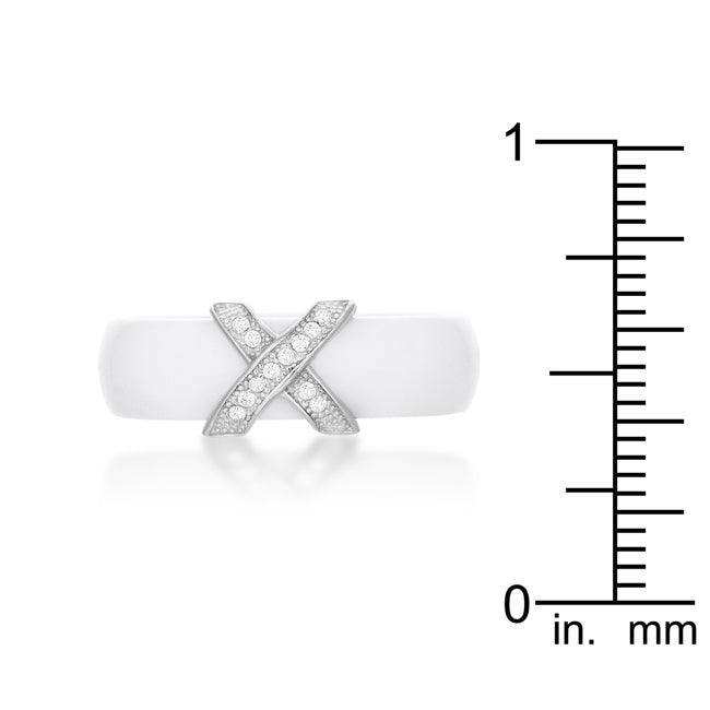 Modern Classic X Ring - White - JGI - Flyclothing LLC