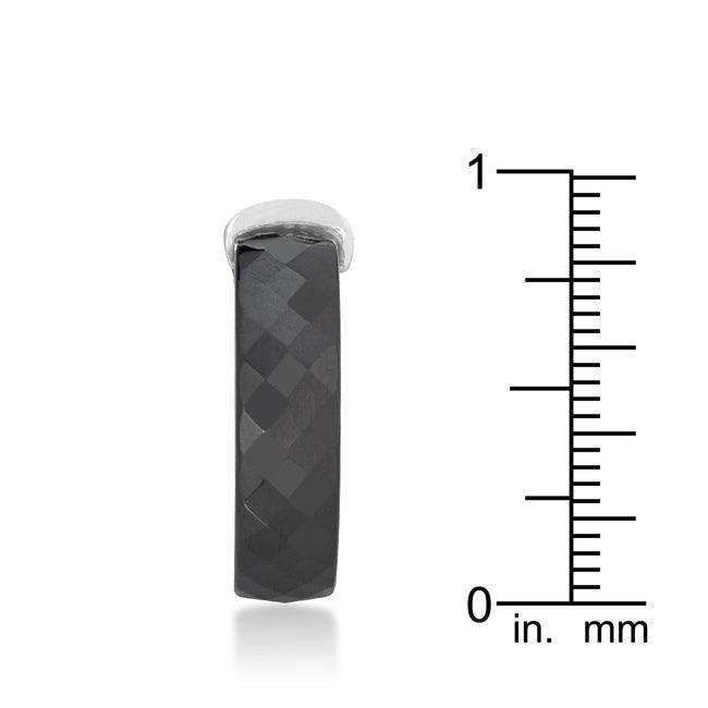 Black Ceramic Cocktail Ring - JGI - Flyclothing LLC