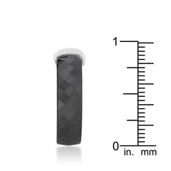 Black Ceramic Cocktail Ring - JGI
