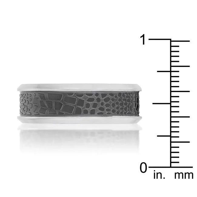 Band Ring with Animal Print Detail - JGI - Flyclothing LLC
