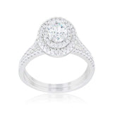 Oval Wedding Ring Set - JGI - Flyclothing LLC