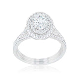 Oval Wedding Ring Set - JGI - Flyclothing LLC