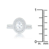 Oval Wedding Ring Set - JGI - Flyclothing LLC